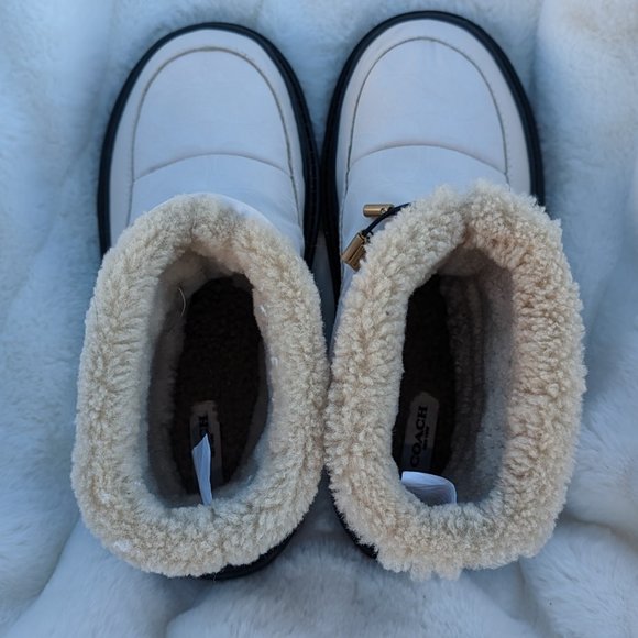 Coach Kailee Bootie size 8 - Jacquard & Sheepskin Snow boots - Picture 6 of 10